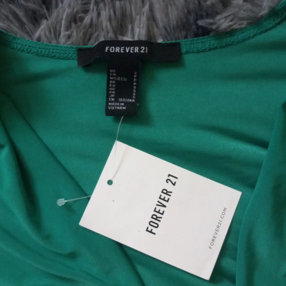 NWT Green Bodysuit Forever 21 size small - Picture 2 of 11